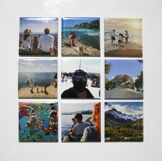 Photo Magnets set of 9