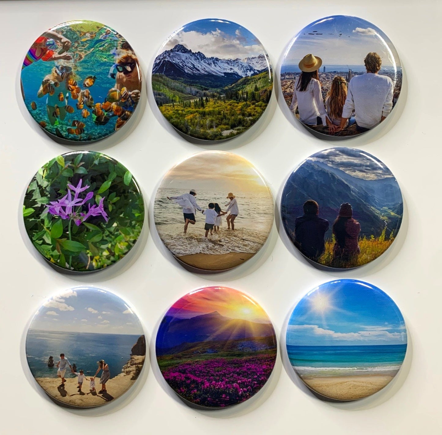 Photo Magnets set of 9